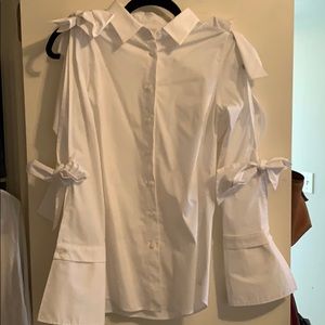 Banana Republic Bow Button Down